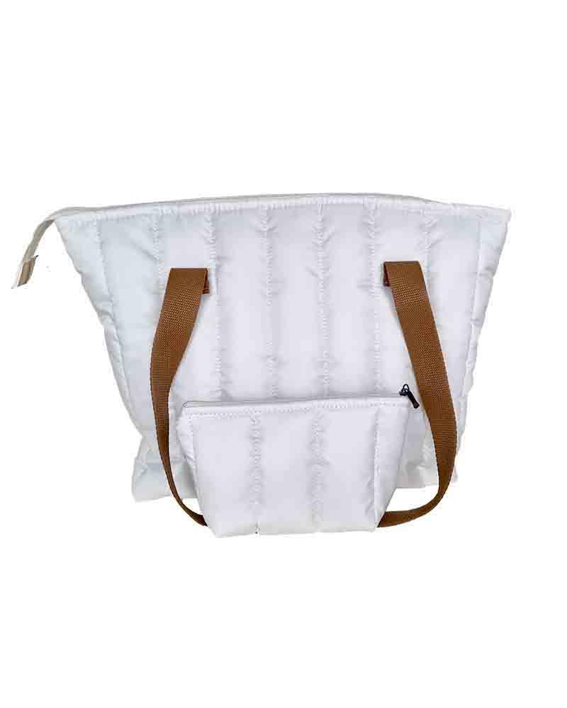 BOLSO+NECESER  PUFFER BRUJA - TIZA