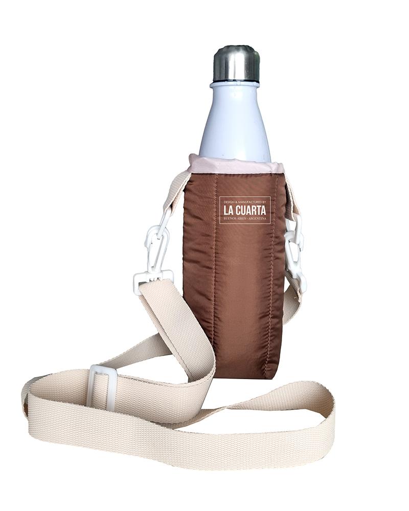 PORTA BOTELLA PUFFER CHOCOLATE