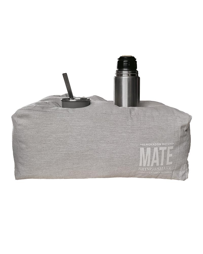 ALMOHADÓN MATERO TUSOR - BEIGE MELANGE