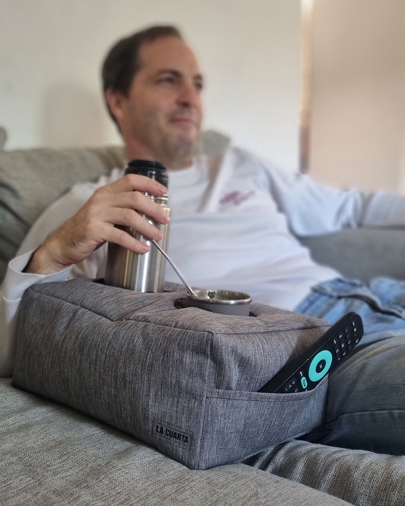 Almohadón Matero PockeT Harley -GRIS