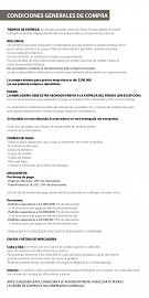 CONDICIONES DE VENTA